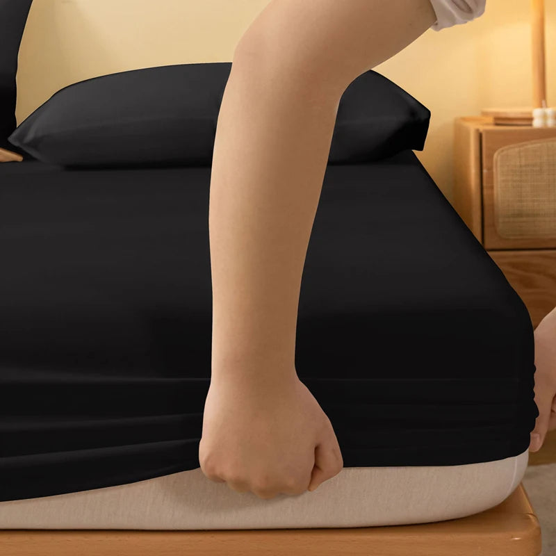 Matte Bed Sheet — Soft, Wrinkle Resistant Solid Color Bedding