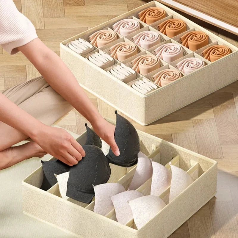 Fabric Drawer Underwear Bra Wardrobe Organizer