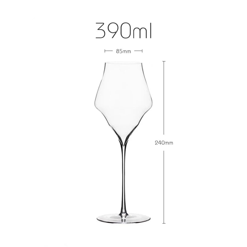 Josephine Style Handmade Crystal Wine Glass
