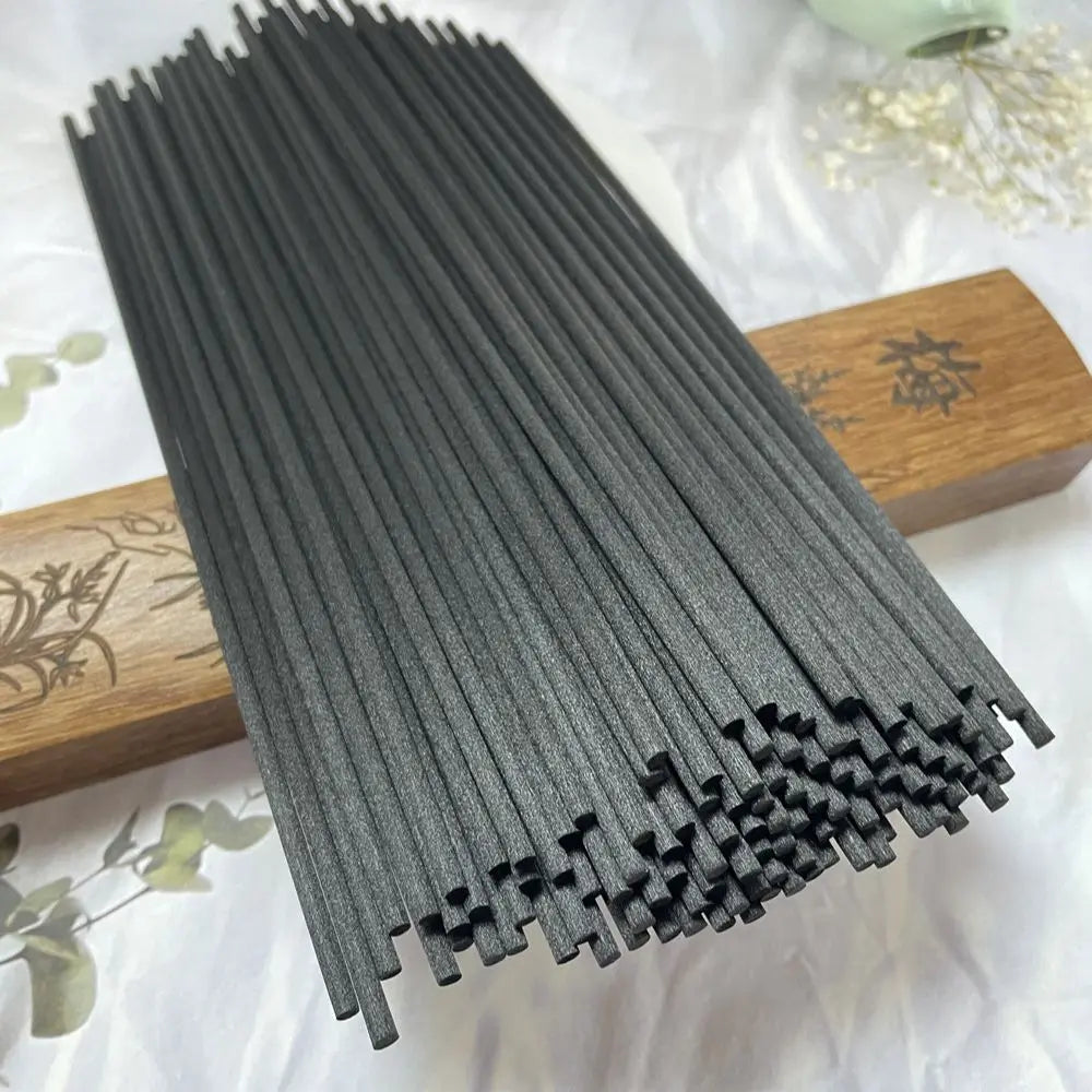 Black Fiber Rattan Reed Diffuser Aromatherapy Sticks