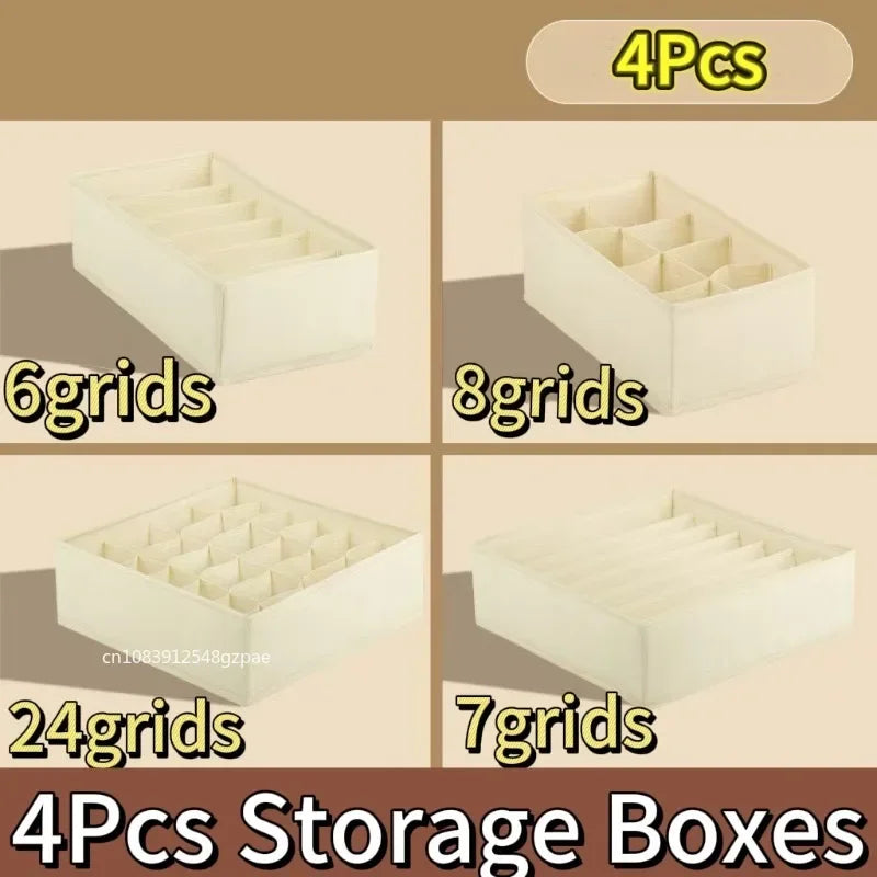 Foldable Underwear Wardrobe Drawer Storage Organizer Box