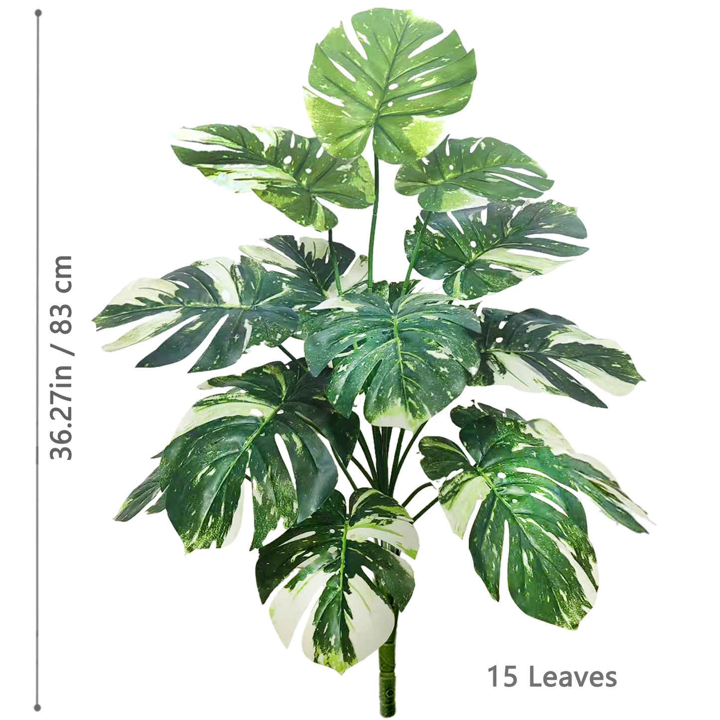 Silk Artificial Monstera Pothos Leaf Indoor Plant