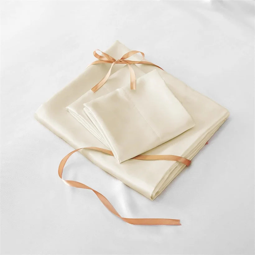 Mulberry Silk Bedding — Luxury 100% Natural Silk Duvet Set