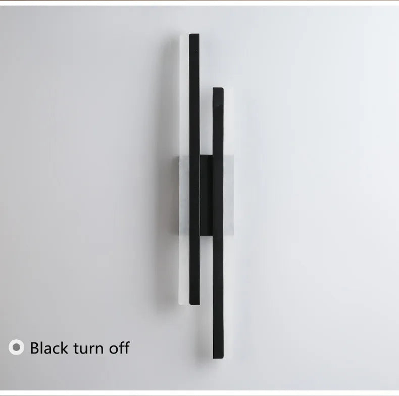 Copper Pipe Acrylic Shade LED Wall Sconce