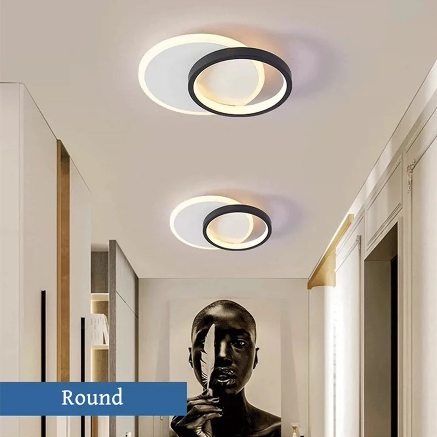 Nordic Metal Acrylic Touch Switch Ceiling Lamp