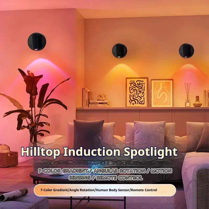 Magnetic Base USB Rechargeable Cordless Dimmable Wall Lamp