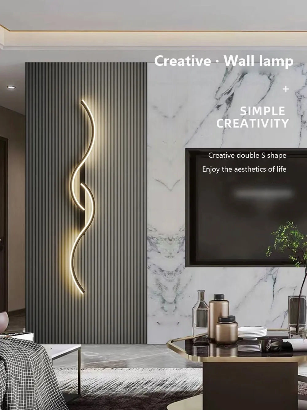 Minimalist Aluminum Bedside LED Up Down Wall Sconce