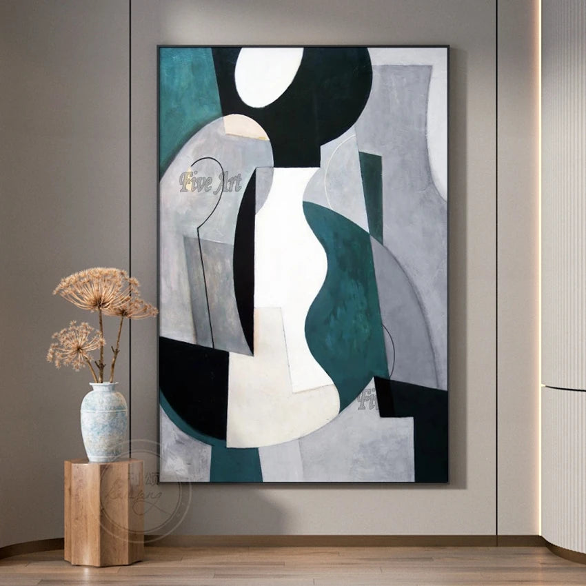 Handmade Abstract Oil Painting Unframed Canvas Wall Art