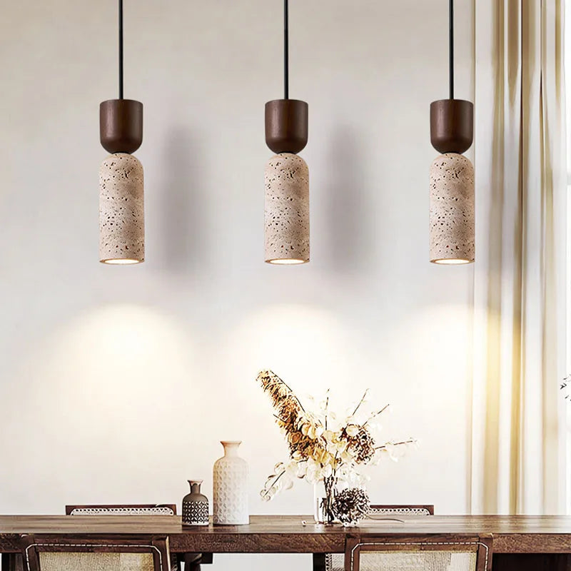 Japanese Wabi-Sabi Vintage Bedside Chandelier