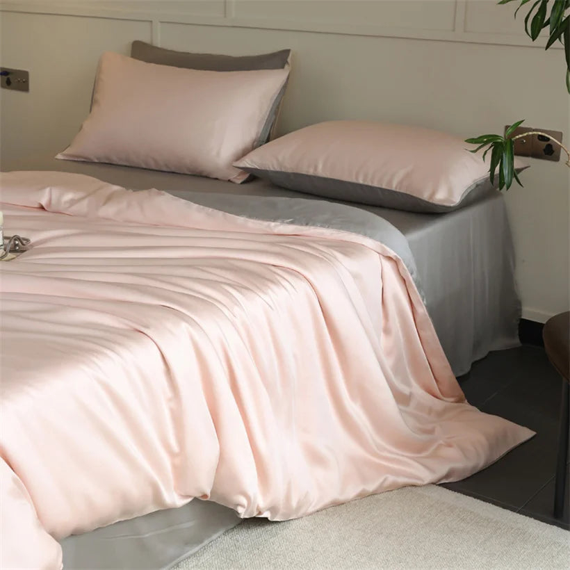 Mulberry Silk Bedding — Luxury 100% Natural Silk Duvet Set