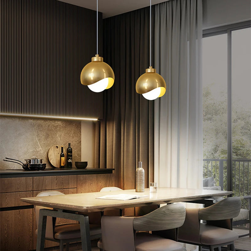 Nordic Glass Cord Pendant Lamp