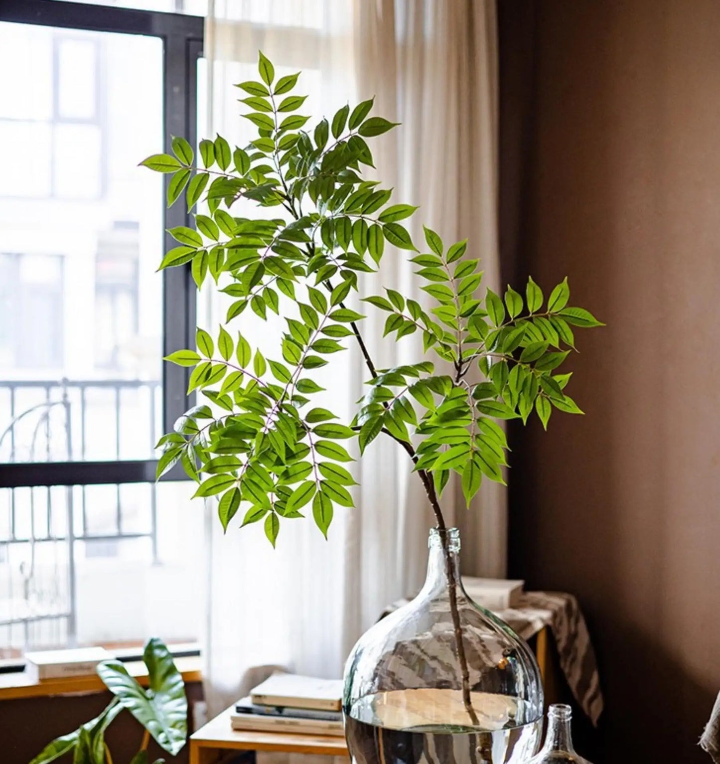 Realistic Silk Artificial Fiddle Leaf Fig Indoor Plant