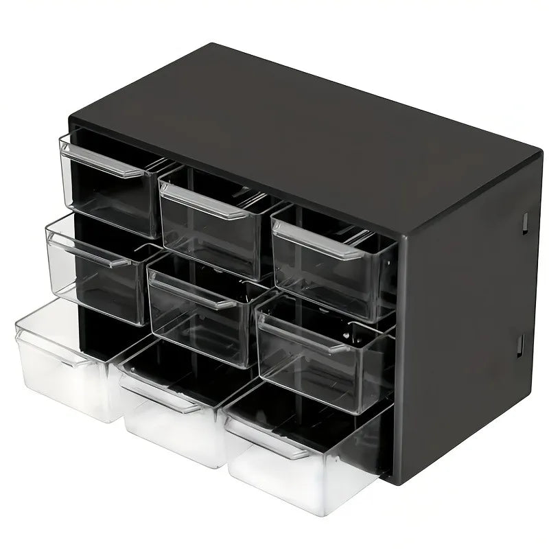Desktop Drawer Organizer — Dustproof Multi Grid Portable Storage Box for Jewelry & Cosmetics