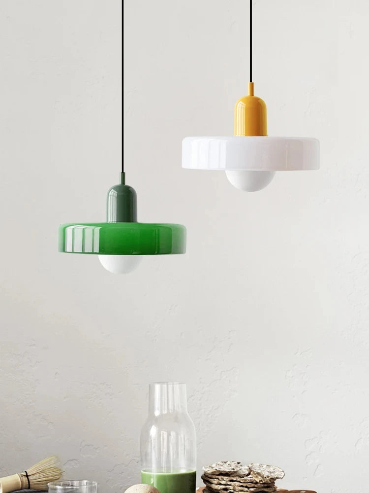 Bauhaus Nordic Glass Chandelier