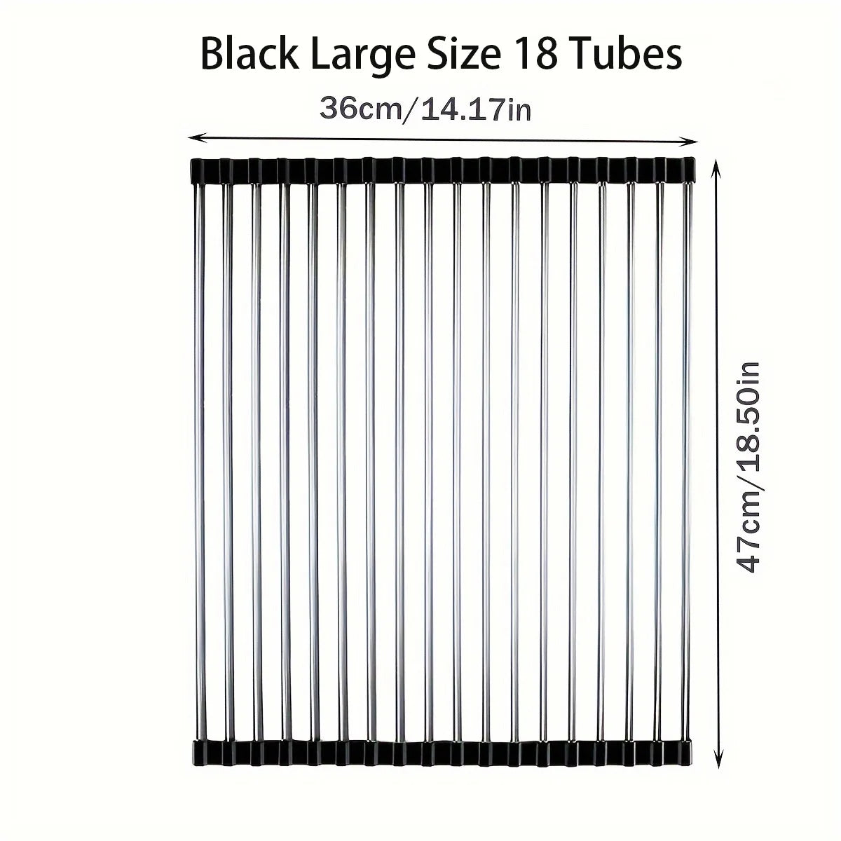 Foldable Stainless Steel Sink Drying Drain Rack