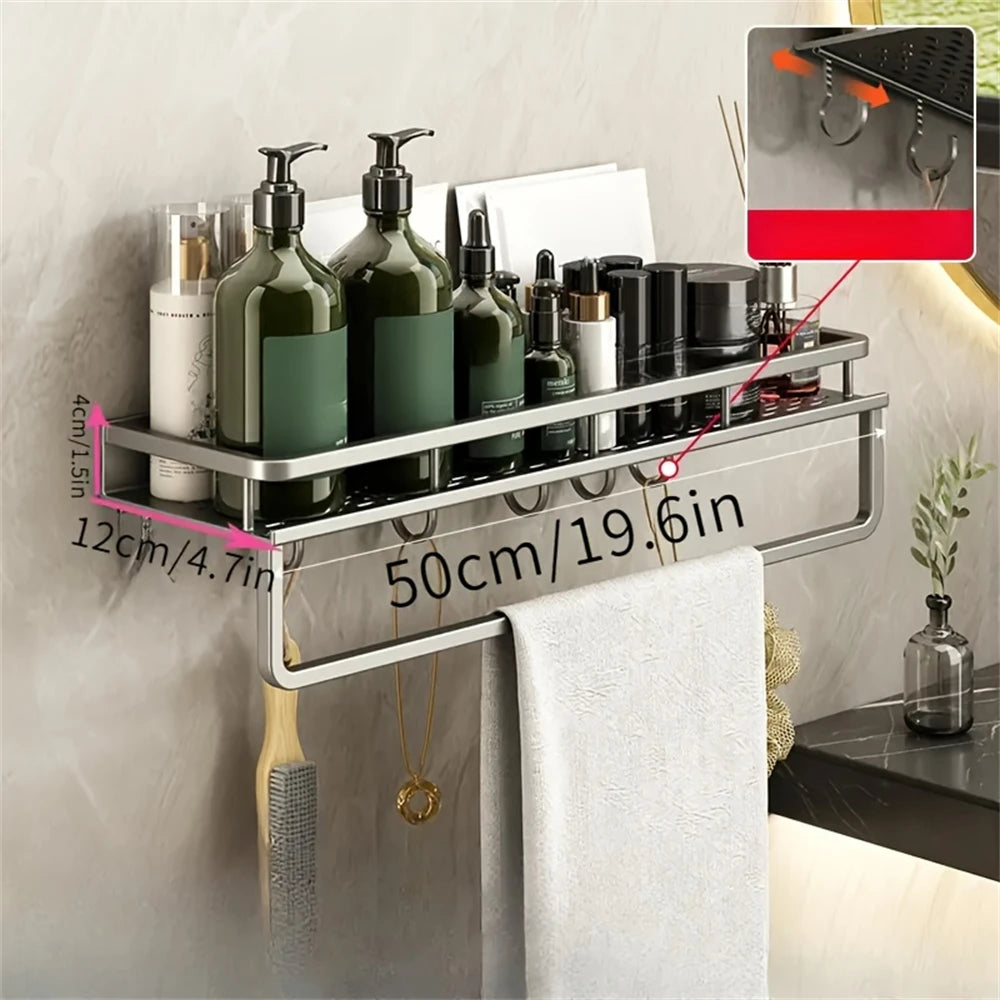 Wall Mounted Multi-Function Kitchen Seasoning Storage Rack
