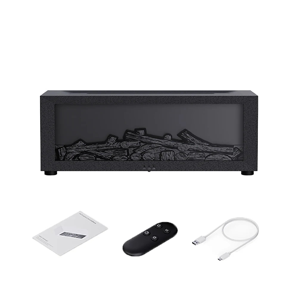 Flame Aroma Diffuser — Relaxing Flame Effect With LED Light & Auto Shut Off