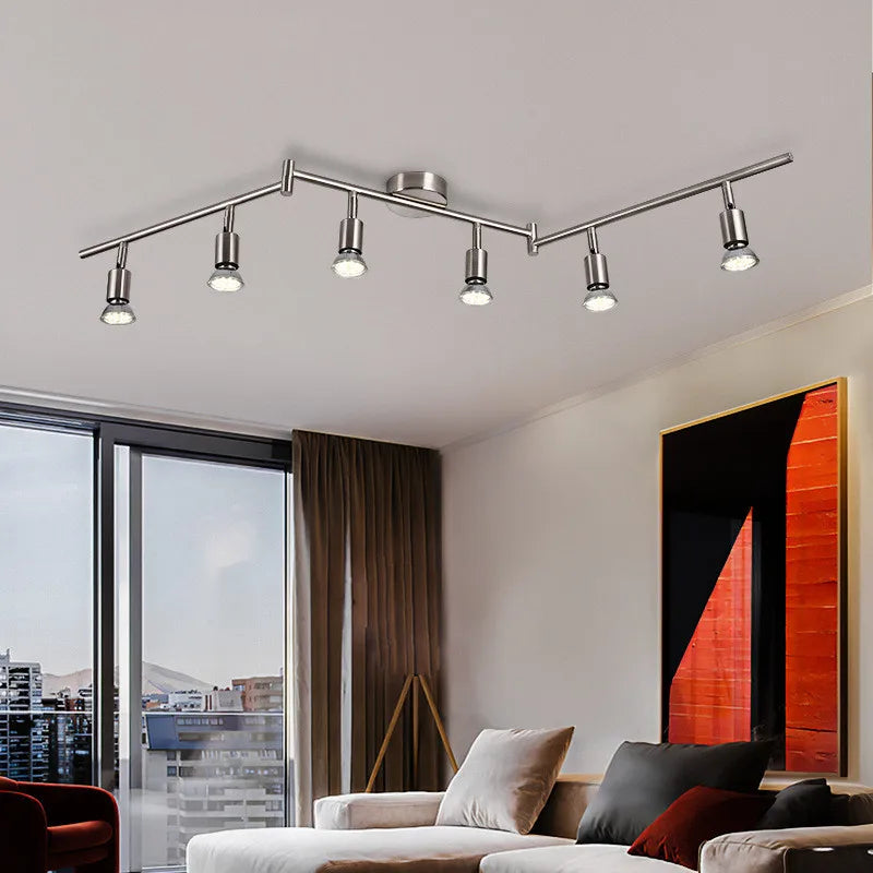 Adjustable GU10 Multi Head Ceiling Spotlight