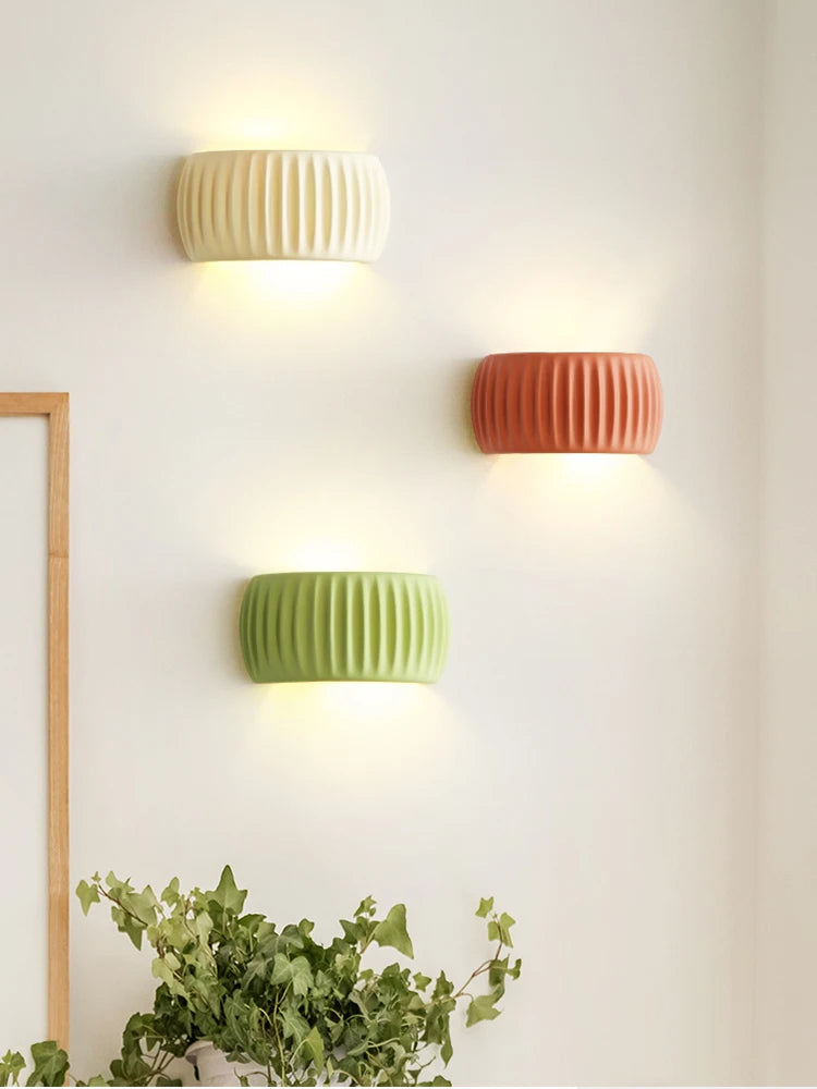 French Wall Lamp - Resin European Wall Light | Bedroom Bedside Lamp & Balcony Fixture