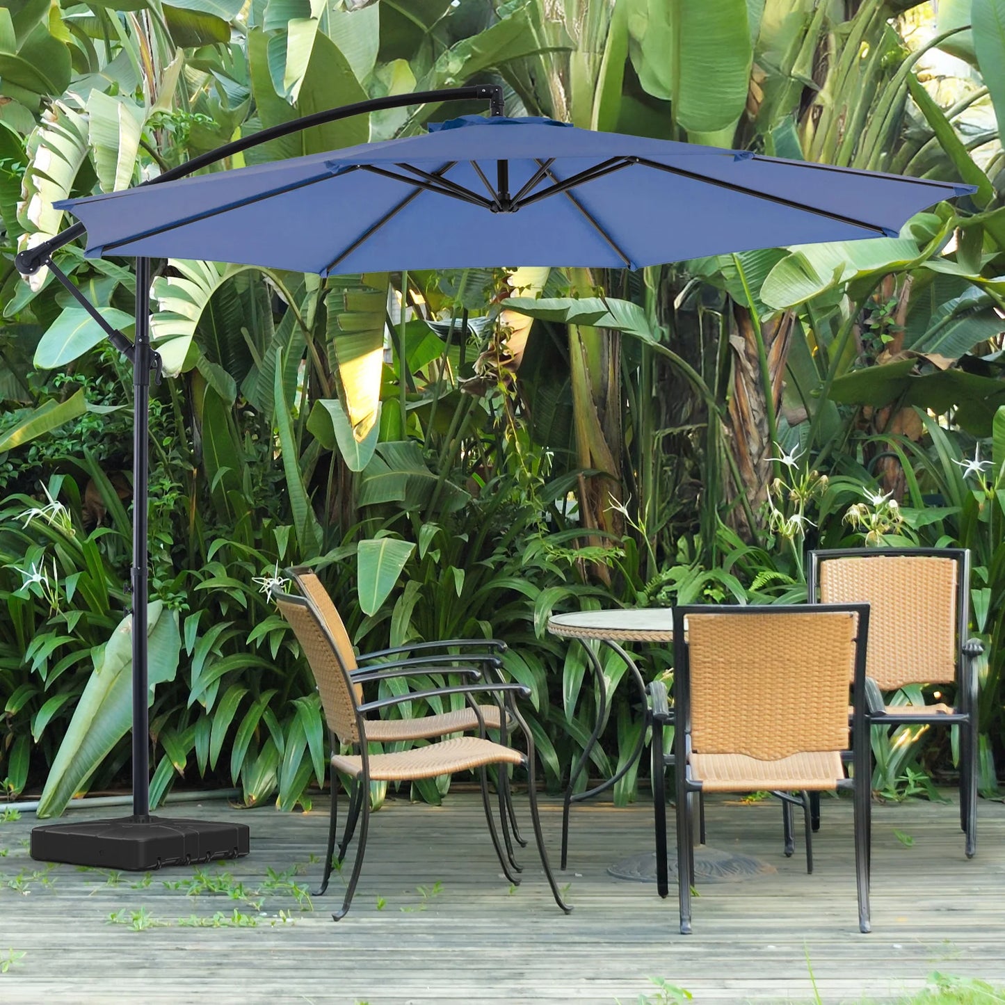 Garden Parasol — UV Protection & Adjustable Tilt