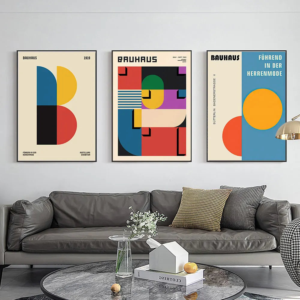 Mondrian Bauhaus Abstract Canvas Print