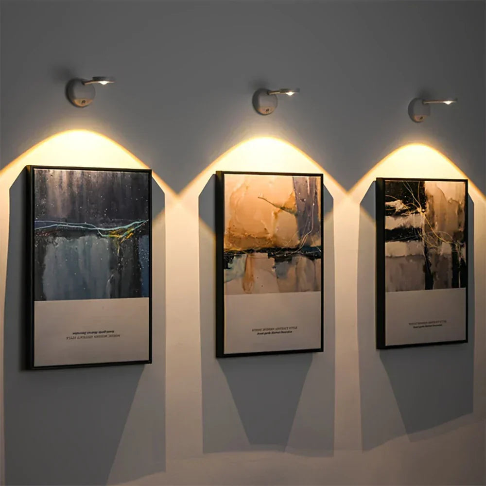 Rechargeable LED Wall Light | SmartGlow Motion Sensor Cordless Dimmable Lamp