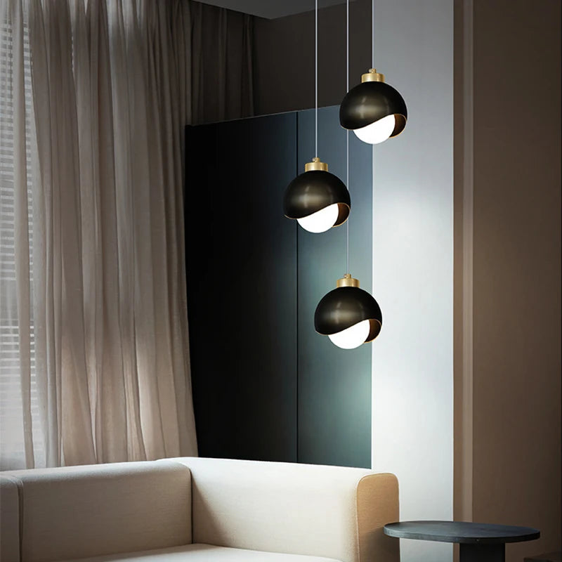Nordic Glass Cord Pendant Lamp