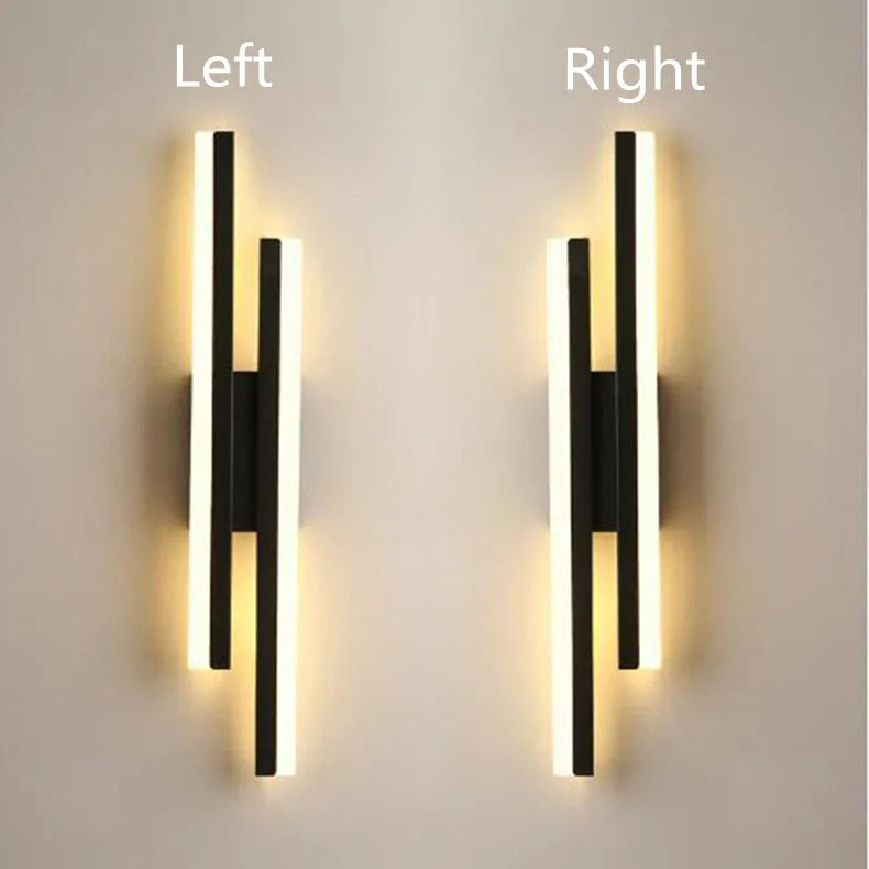Copper Pipe Acrylic Shade LED Wall Sconce