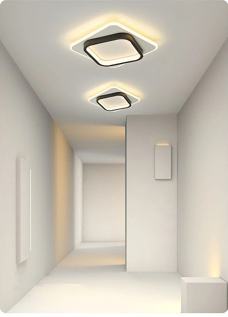 Nordic Metal Acrylic Touch Switch Ceiling Lamp