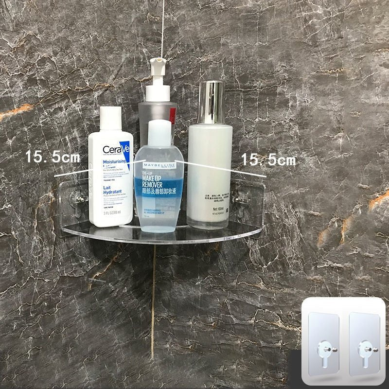 Invisible Floating Shelves - Acrylic Wall Mounted Single Level Shelf | Eco Friendly Design