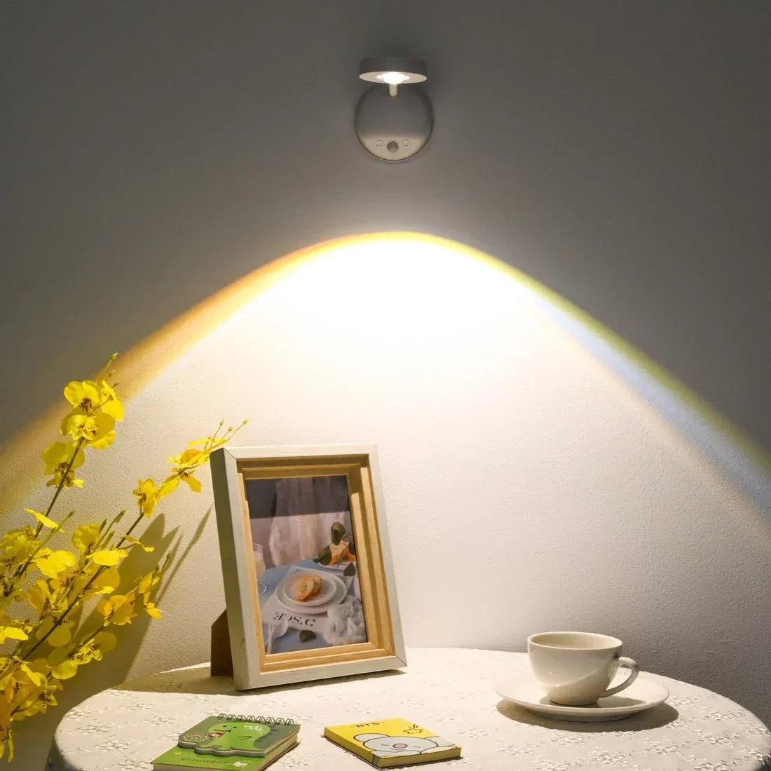 Rechargeable LED Wall Light | SmartGlow Motion Sensor Cordless Dimmable Lamp